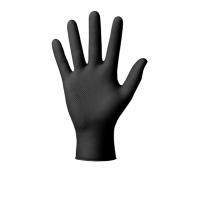MERCATOR Gogrip Black — черные, прочные нитриловые перчатки с 3D текстурой - 2