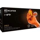MERCATOR Gogrip Orange — оранжевые, прочные нитриловые перчатки с 3D текстурой