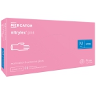 Nitrylex rozā nitrila cimdi