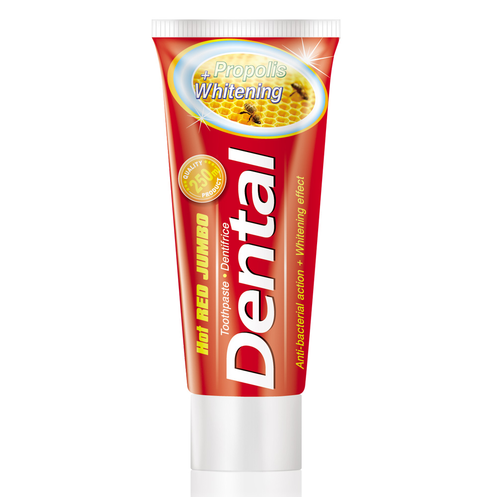 Dental Hot Red Jumbo Propolis + Whitening Toothpaste