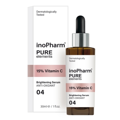 Inopharm Pure Elements sejas pīlings ar 15% C vitamīna serumu
