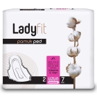 Хлопковые гигиенические прокладки Lady Fit (длинные)