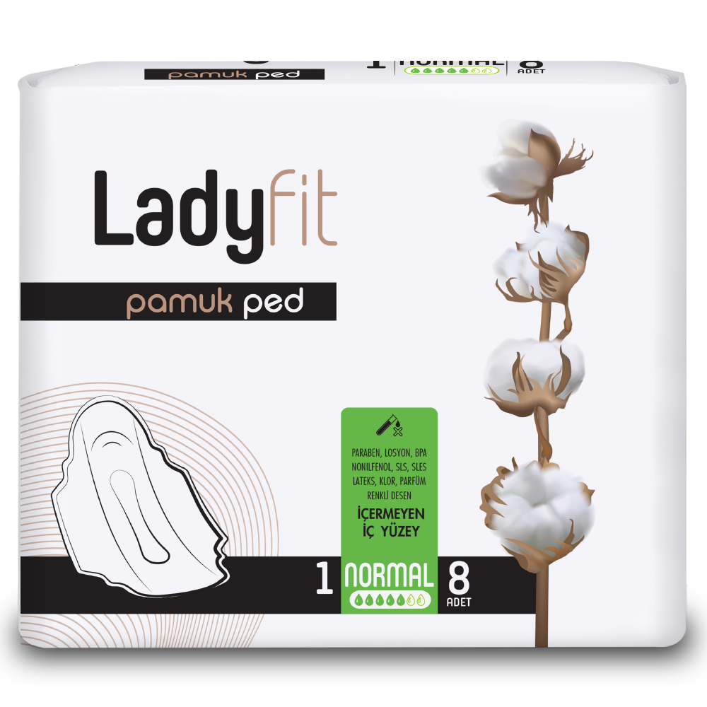 Lady Fit Cotton Sanitary Pads (Normal)