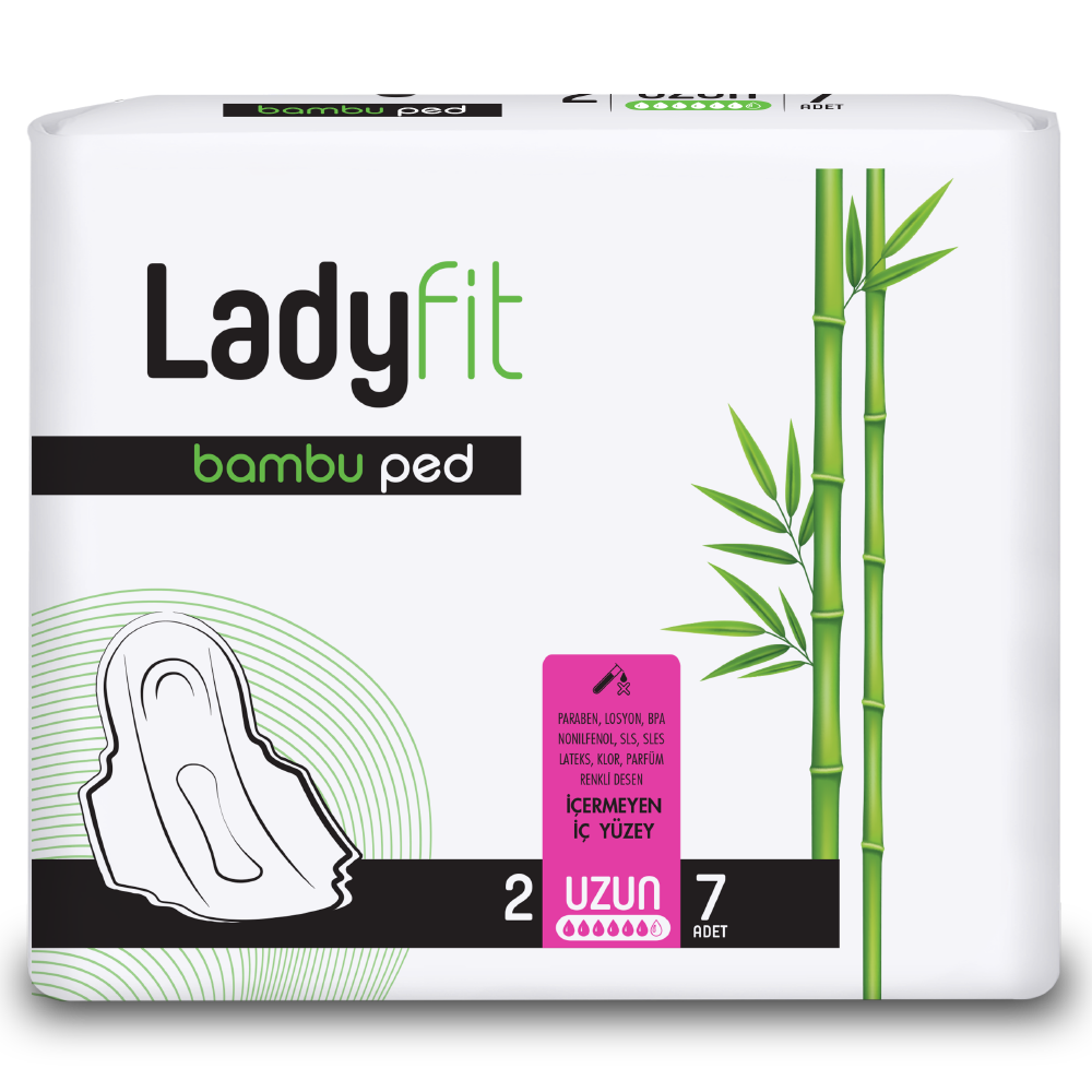 Бамбуковые гигиенические салфетки Lady Fit (длинные)