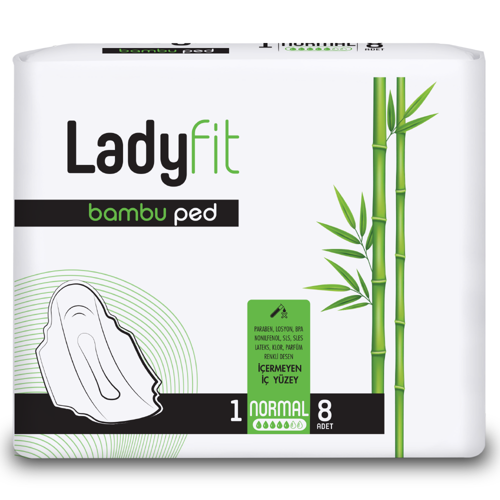 Бамбуковые гигиенические прокладки Lady Fit (нормальные)