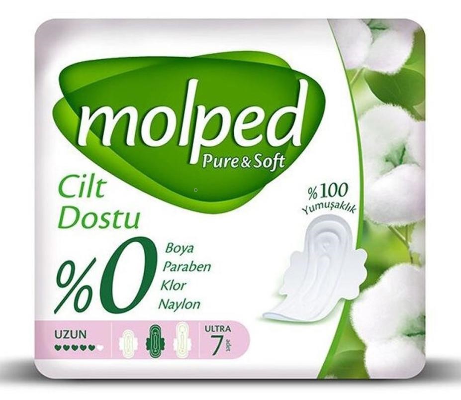 Molped Pure and Soft Ультрадлинные гигиенические прокладки