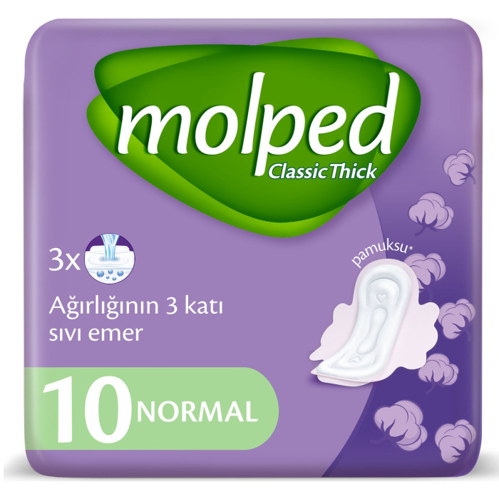 Molped Classic Толстые Нормальные Гигиенические Салфетки