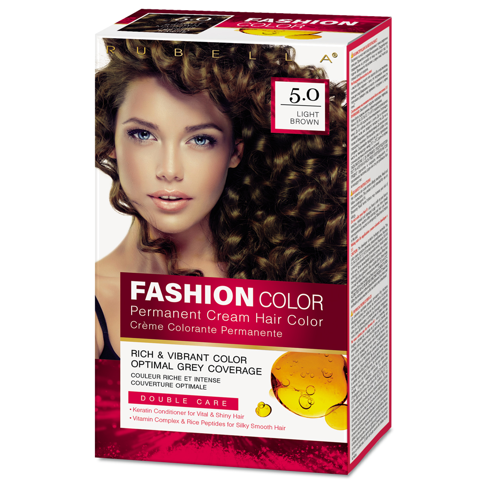 DeBa Fashion Color 5.0 Светло-коричневый цвет волос краска