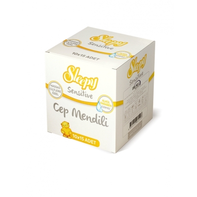 Sleepy mitrās salvetes 10 iepakojumi/15 gab.