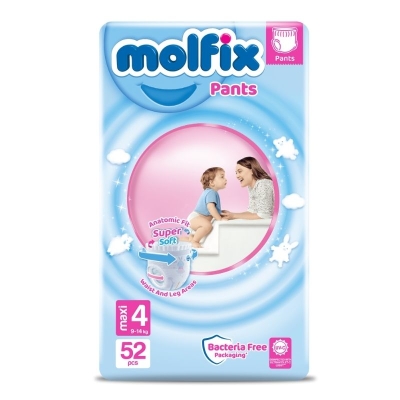 Molfix autiņbiksītes Maxi (7-14 kg) 52 gab.