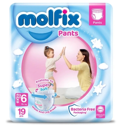 Molfix Pants autiņbiksītes XL (15-22 kg) 20 gab.
