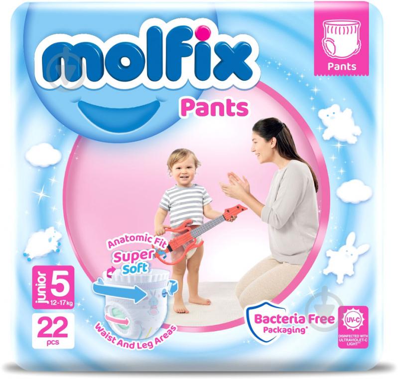 Molfix Pants autiņbiksītes bērniem (11-18 kg) 24 gab.