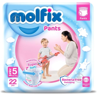 Molfix Pants autiņbiksītes bērniem (11-18 kg) 24 gab.