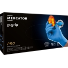MERCATOR Gogrip Blue — синие, прочные нитриловые перчатки с 3D текстурой