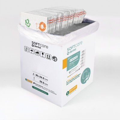 Zobārstniecības priekšautiņi Soft Care Plus 3 slāņu bērniem (500 gab.)