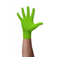 MERCATOR Gogrip Green – зеленые и прочные нитриловые перчатки с 3D текстурой - 5