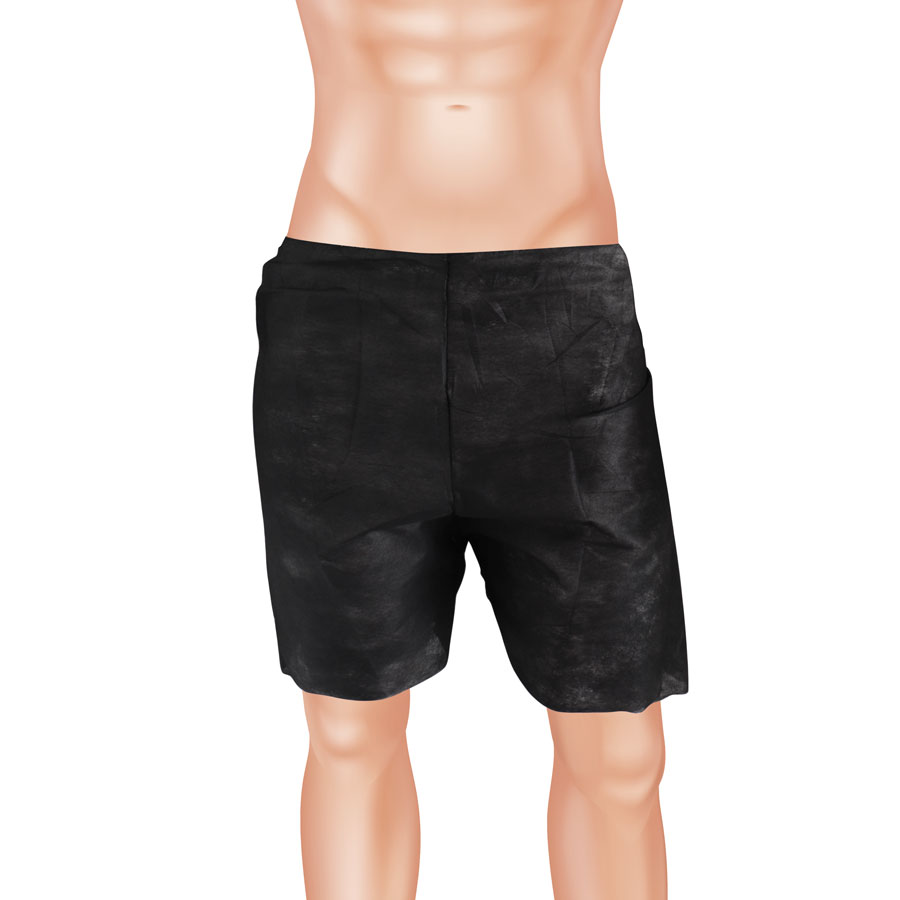 Vīriešu apakšveļa Soft Care Boxer neausts audums, melns (50 gab.)