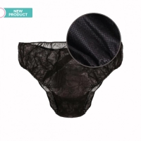 Men's underwear Soft Care Slip non-woven Black (100 pcs) - 2