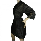 Kimono halāts neausts audums, melns